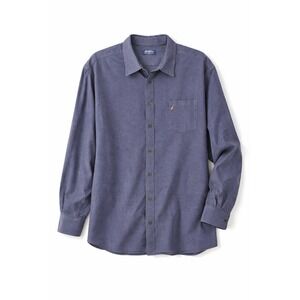 Lansky Bros Mens Button Down Shirt XXL Blue Speckled Casual Memphis‎ Guitar